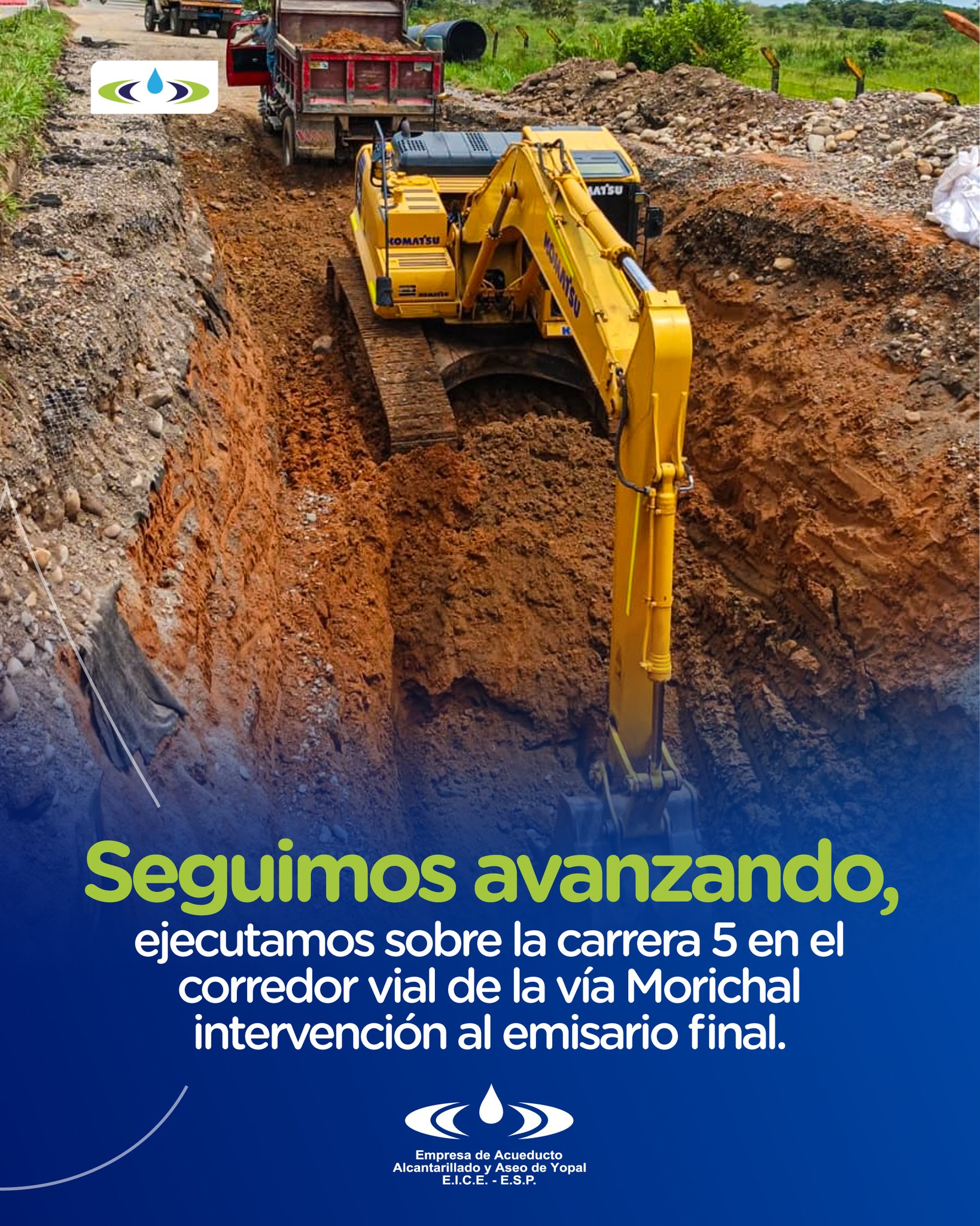 🚧💧 ¡Seguimos avanzando por Yopal! 🏙️✨ 