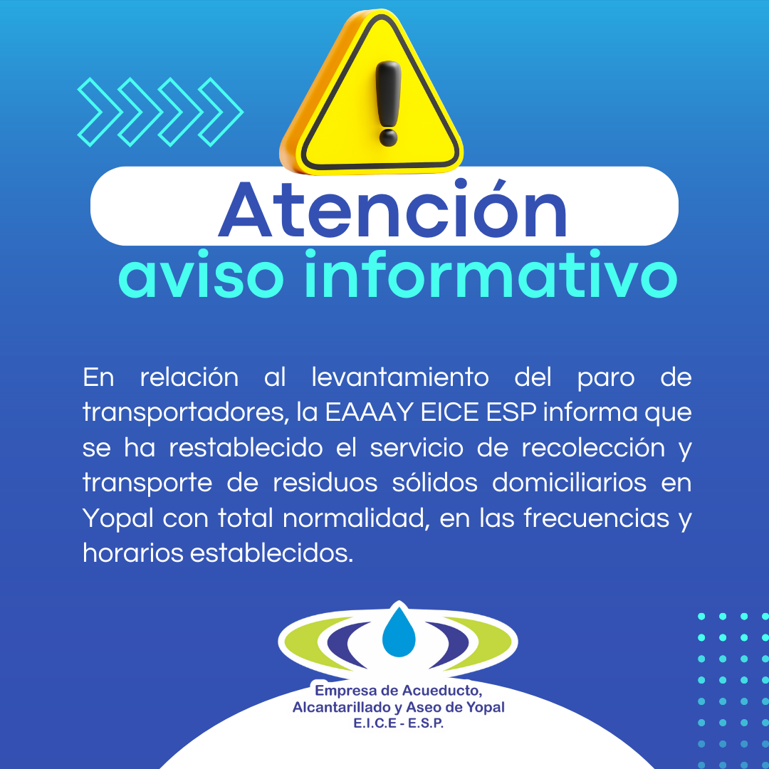 ¡Atención, aviso informativo! ⚠️⚠️